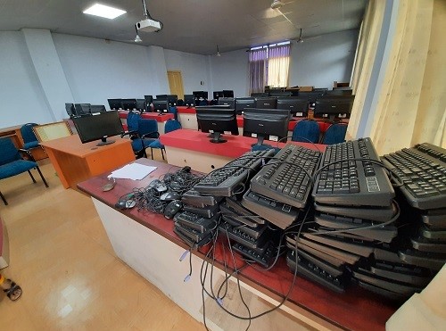 E- Waste piled up - Main Campus-3
