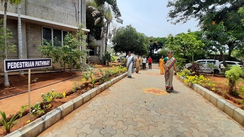 Pedestrian friendly pathway- Satellite campus