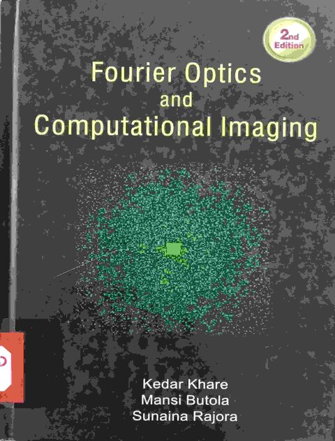 Fourier Optics and Computational Imaging